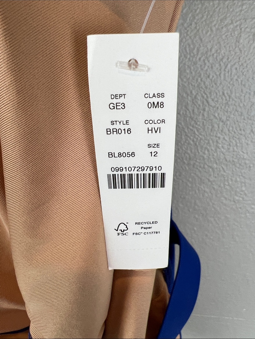 NWT J. Crew Crossback Swimsuit One Piece Blue 12 - Picture 9 of 12